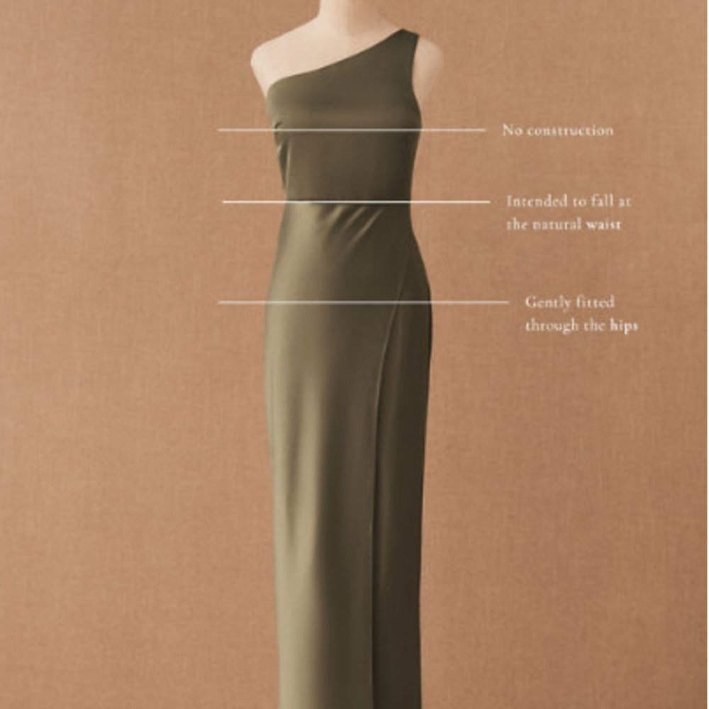 BHLDN Dylan Satin Charmeuse Dress
